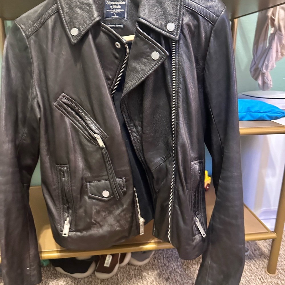 Woman’s Black Leather Jacket